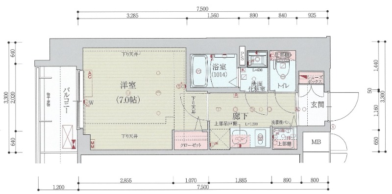 ベラジオ レガシー 葛野大路八条の間取り