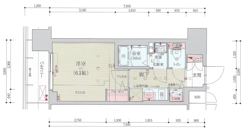 ベラジオ レガシー 葛野大路八条の間取り