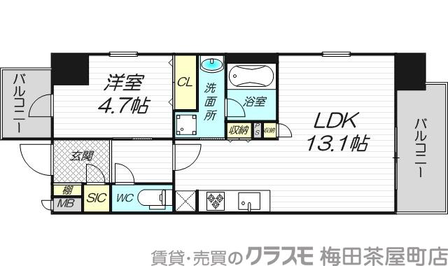 スプランディッドⅧの間取り