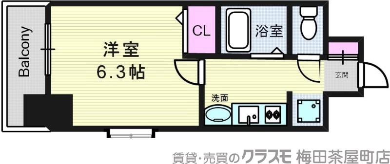 エステムコート新大阪VIIステーションプレミアムの間取り