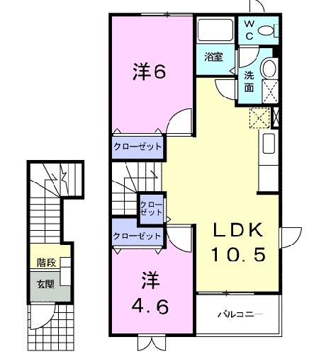 サニーセトル壱号館の間取り