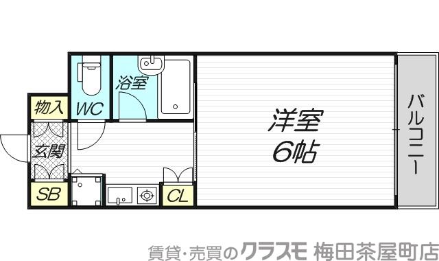 リーガル新大阪Ⅱの間取り