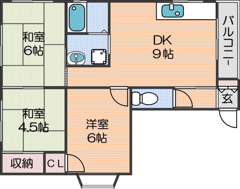 カトレヤの間取り
