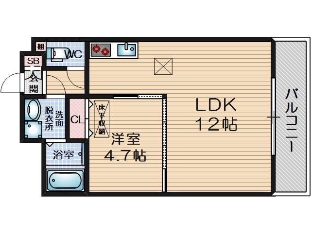 メゾンプレジールの間取り