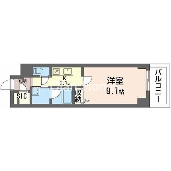 サンエール南堀江の間取り