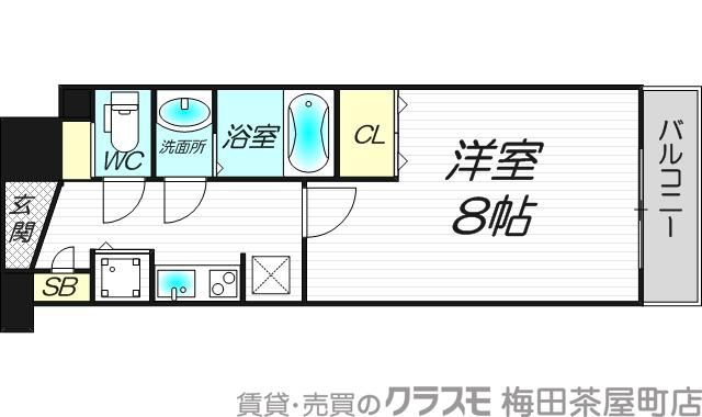 アドバンス新大阪CityLifeⅡの間取り