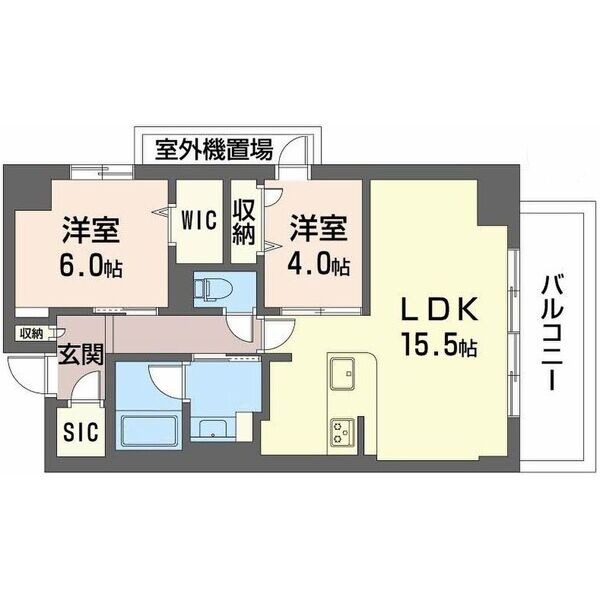 サンエール南堀江の間取り
