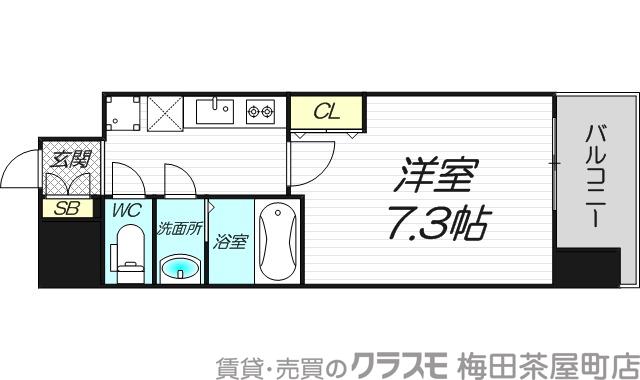LIVIAZ SHIN-OSAKA Cielの間取り