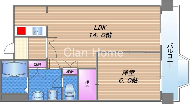 サニーハイツ三番館の間取り