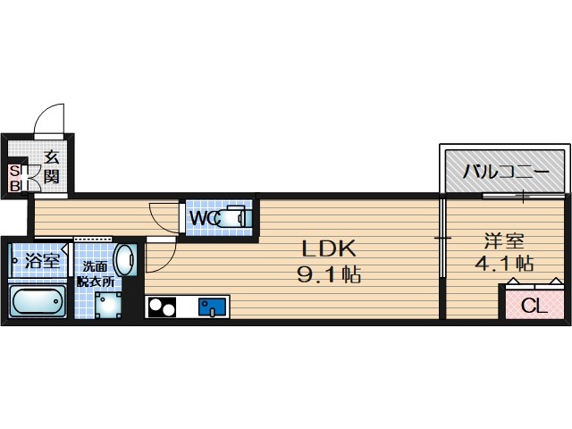 アート茨木の間取り