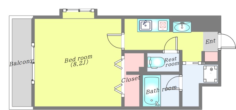 アイーラ渡辺の間取り