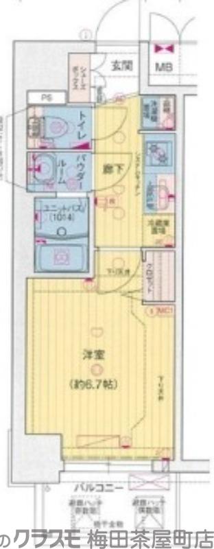 プレサンス海老江ジャルダンの間取り