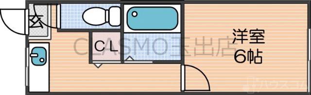 千本中ハイツの間取り