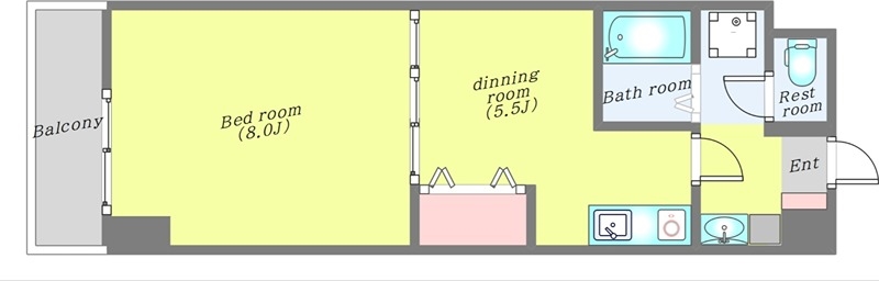 ベルシティ榴ヶ岡の間取り