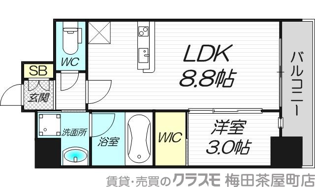 セレニテ新大阪グランデ シュッドの間取り