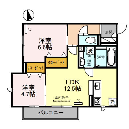 グレイスソフィア千里丘の間取り