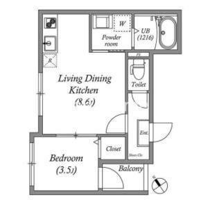 ハーモニーテラス今林の間取り