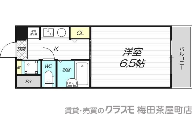 サンロードⅡ新大阪の間取り
