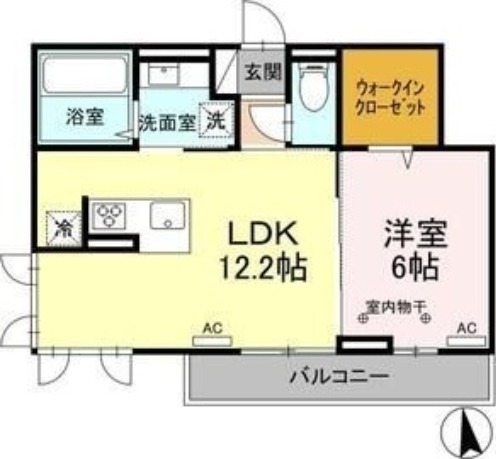 D-room保春院前丁の間取り