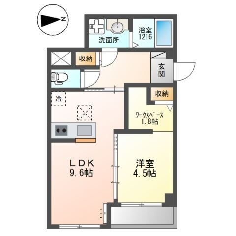 ブランキューブ南摂津の間取り
