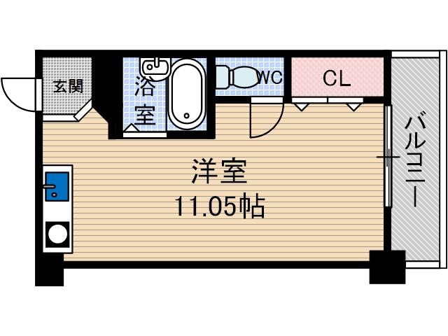 総持寺駅前グリーンハイツ1号館の間取り