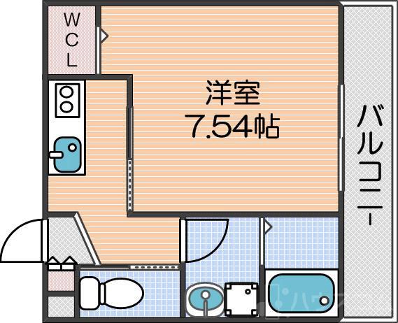 ロイヤルレジデンス万代東の間取り