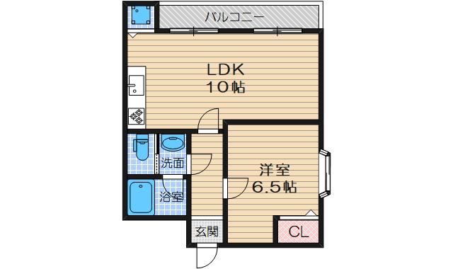 ループ千里丘の間取り