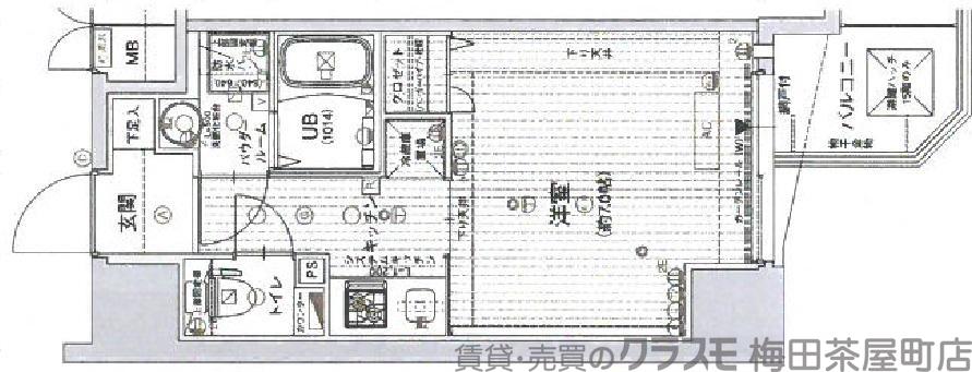 エスリード福島ラグジェの間取り