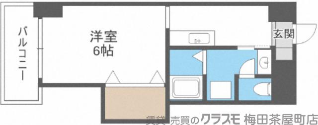 東中島の完工年月(1990年10月)築の賃貸マンションの間取り