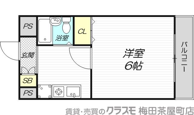 メゾンドサクラ大阪の間取り