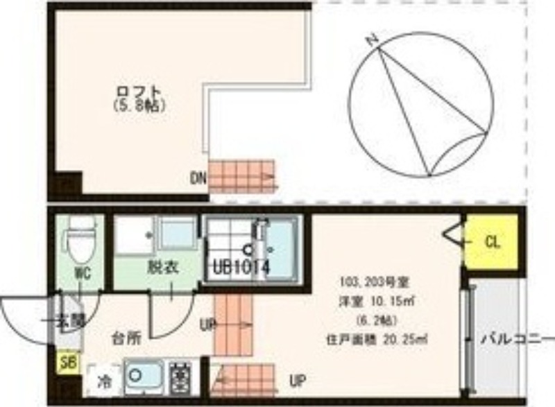 プランドールEXの間取り