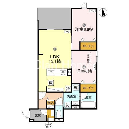 スペチアーレ杭全の間取り