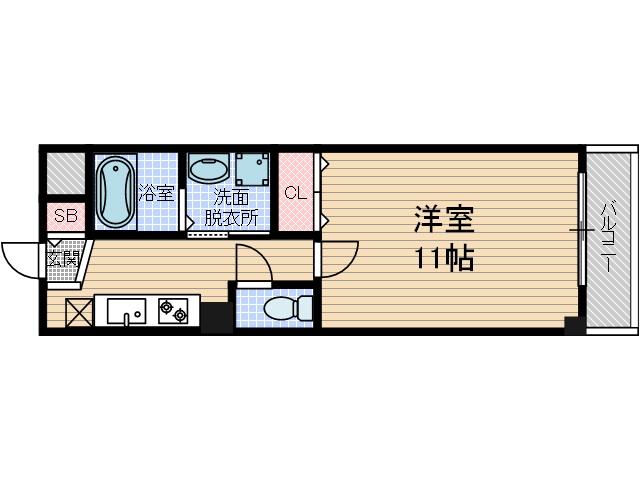 フジロイヤルローズコートの間取り