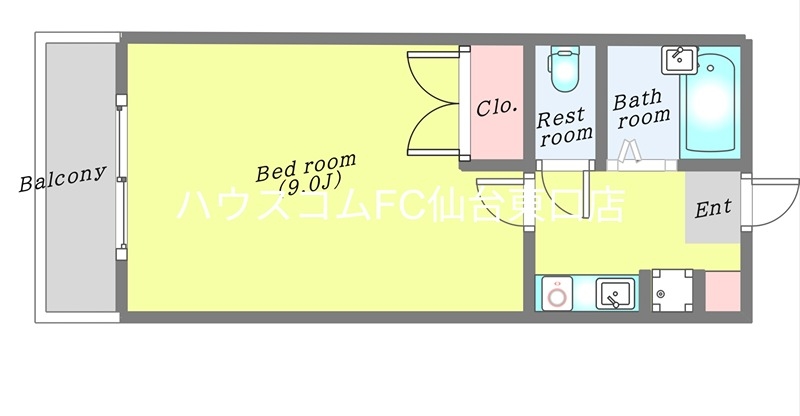 ウェルステージ木町通の間取り