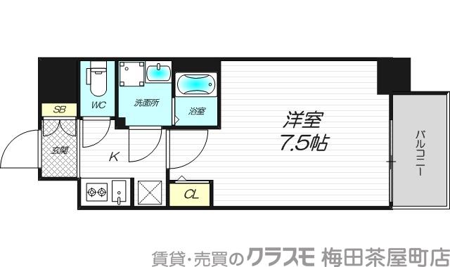西宮原の完工年月(2022年3月)築の賃貸マンションの間取り