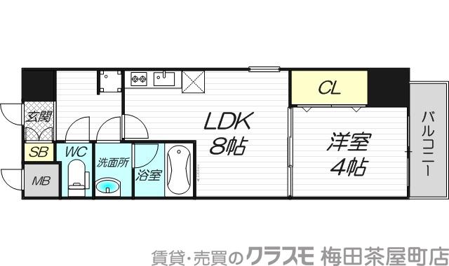 十三元今里の完工年月(2020年3月)築の賃貸マンションの間取り
