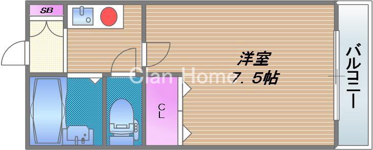 ウエストリバープラザの間取り