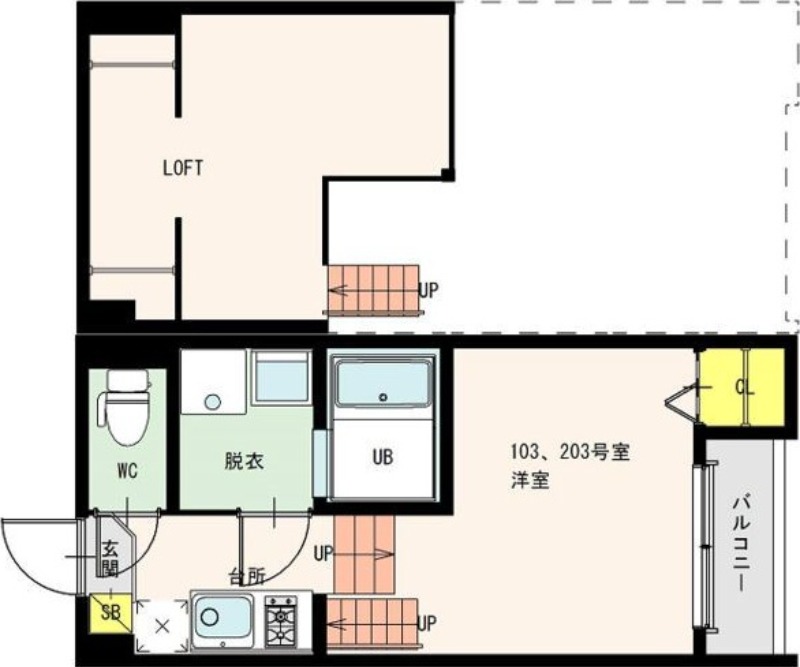 L’espace Chouetteの間取り