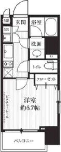 HF北四番丁レジデンスの間取り