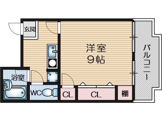 穂積マンションの間取り