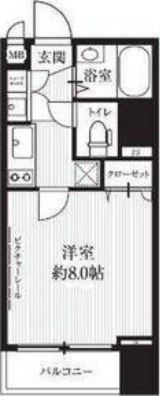 HF北四番丁レジデンスの間取り