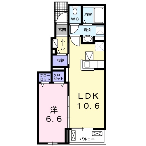 カーサ カリーノの間取り