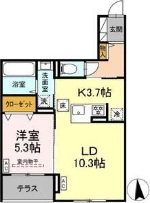 CLASSEUM仙台小田原 Ⅳの間取り