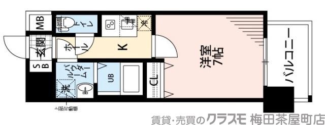 ファーストフィオーレ江坂江の木町パークサイドの間取り