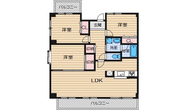 第2メゾンファミールの間取り