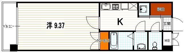 玉本町の完工年月(2007年6月)築の賃貸マンションの間取り
