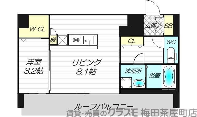 ファーストフィオーレ塚本リベルテの間取り