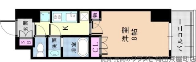 広芝町の完工年月(2017年2月)築の賃貸マンションの間取り