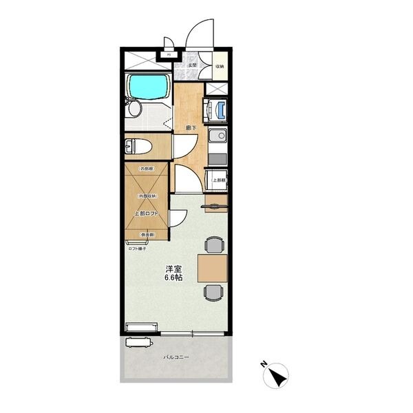 プロスパーコート鶴橋の間取り