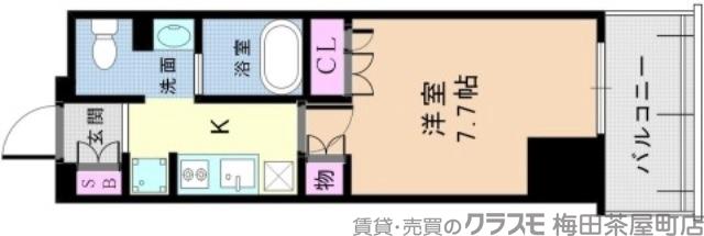 広芝町の完工年月(2017年2月)築の賃貸マンションの間取り